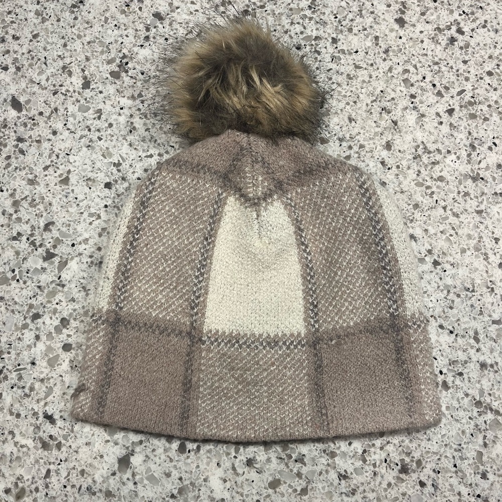 Plaid beanie